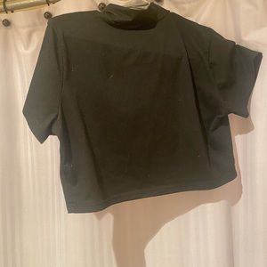 Turtleneck crop top